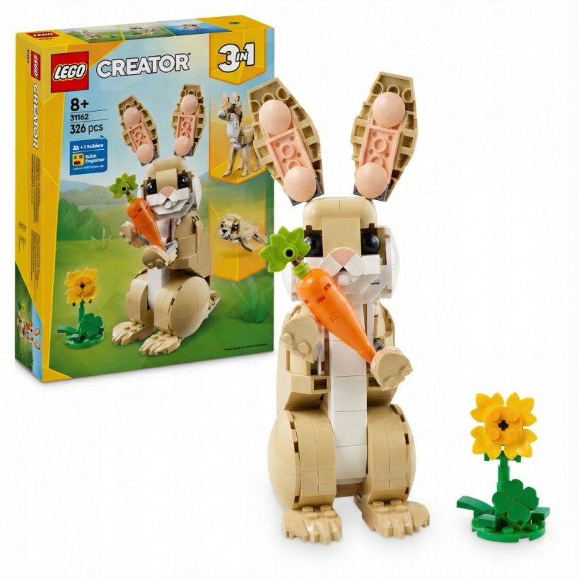 Lego Creator 3 w 1 Uroczy króliczek 31162