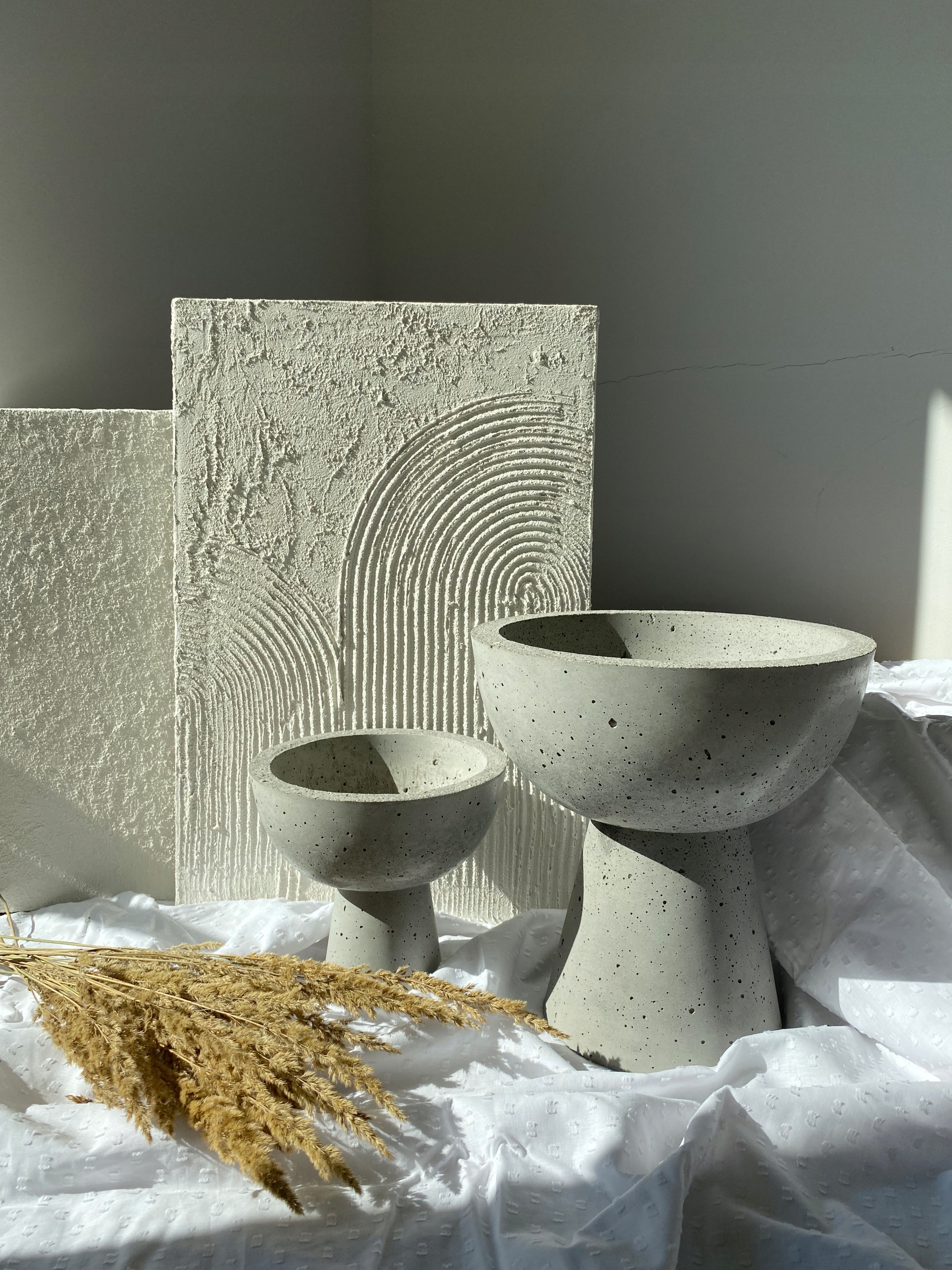 BETONOWA DONICA MISA Z BETONU okrągła wysokość 27 Rodzaj doniczka