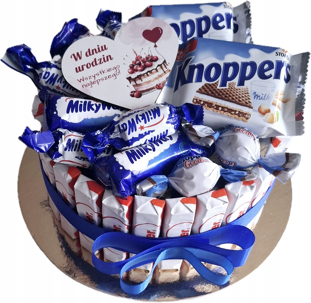 Tort Kinder Zestaw Słodyczy Urodziny Kosz Prezentowy Dzień Dziecka