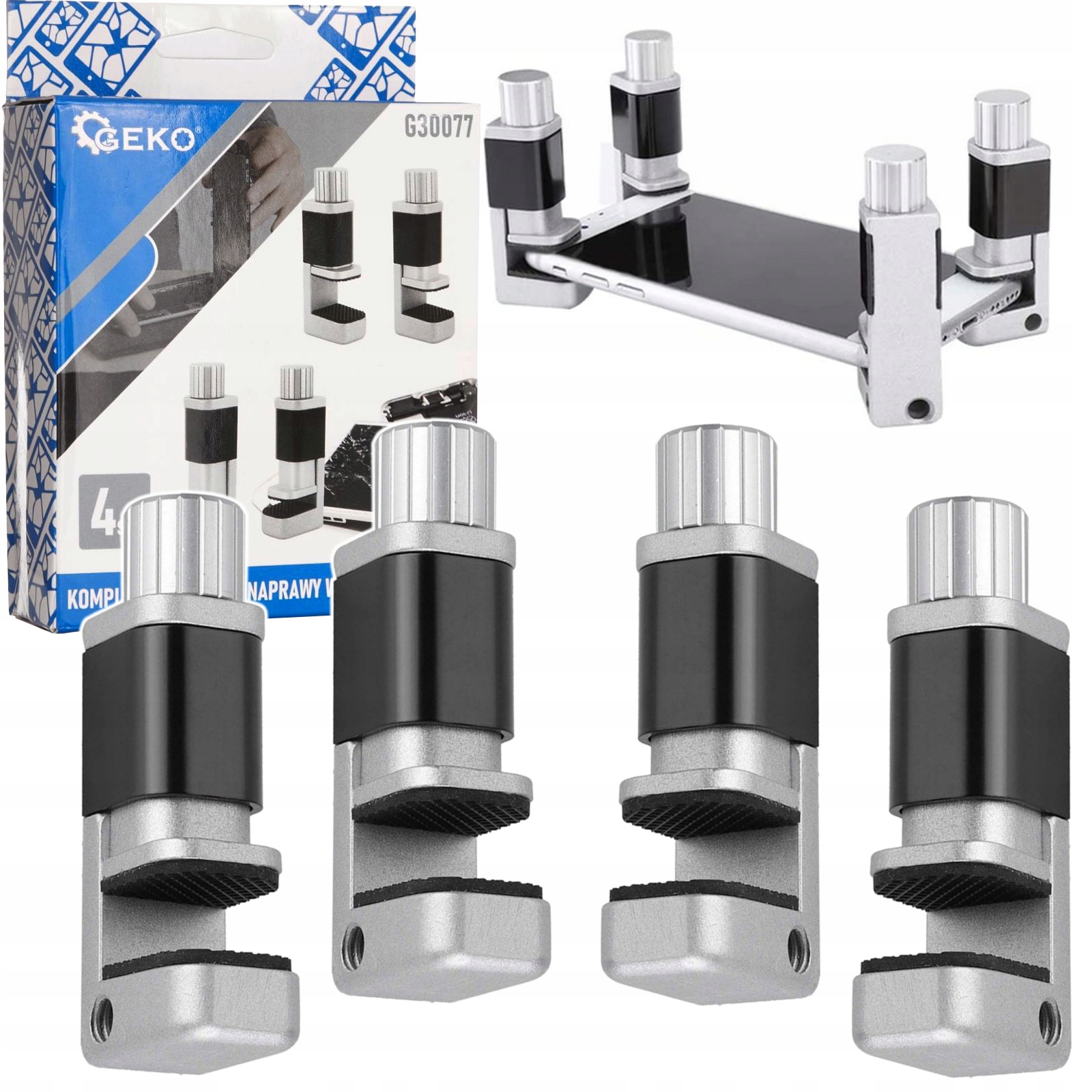 Docisk Ścisk Imadło Naprawa LCD Wyświetlacza 4szt.