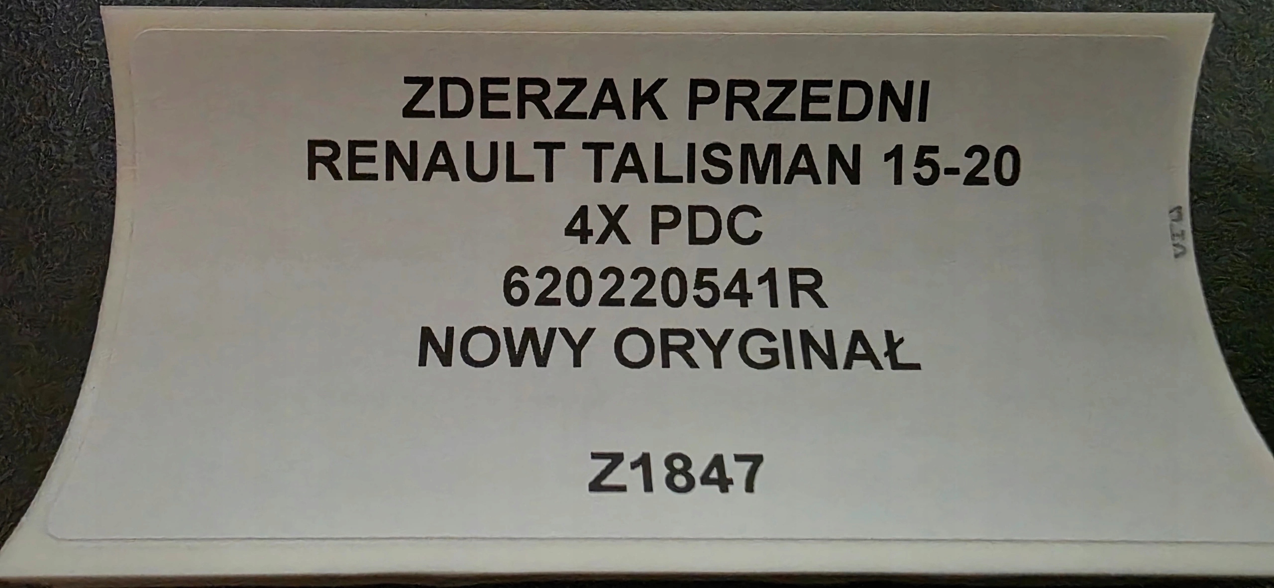 Frontstoßstange RENAULT TALISMAN 15-20 4XPDC neu Original 620220541R