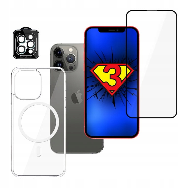 

Zestaw Szkło Etui Lens Pro na iPhone 13 Pro Max