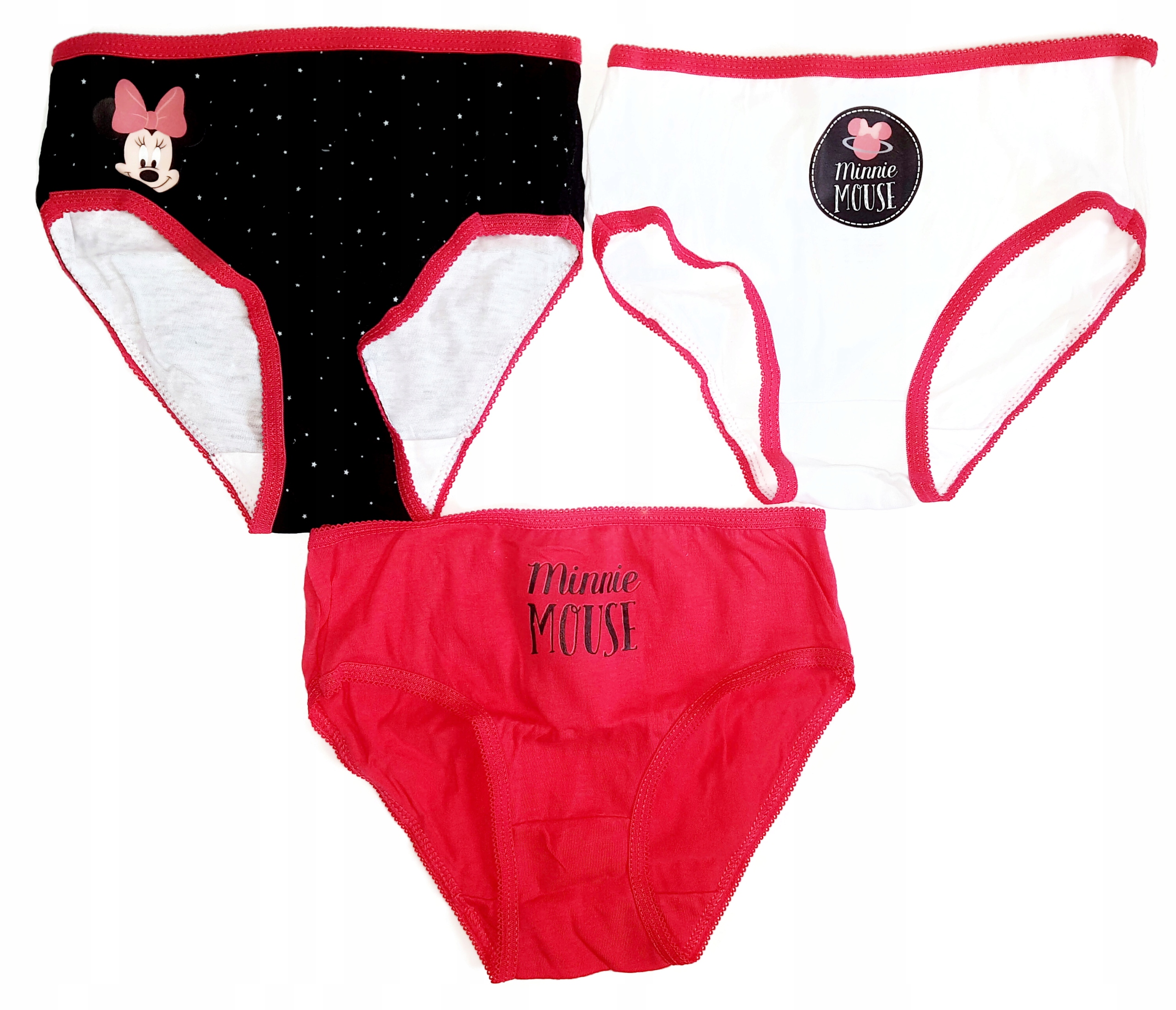 

3pak majtki 104/110 Myszka Minnie