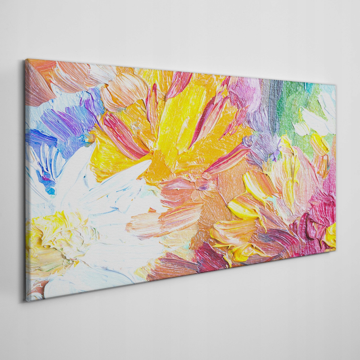 

Nowoczesny foto-obraz na płótnie Kwiaty 100x50 cm
