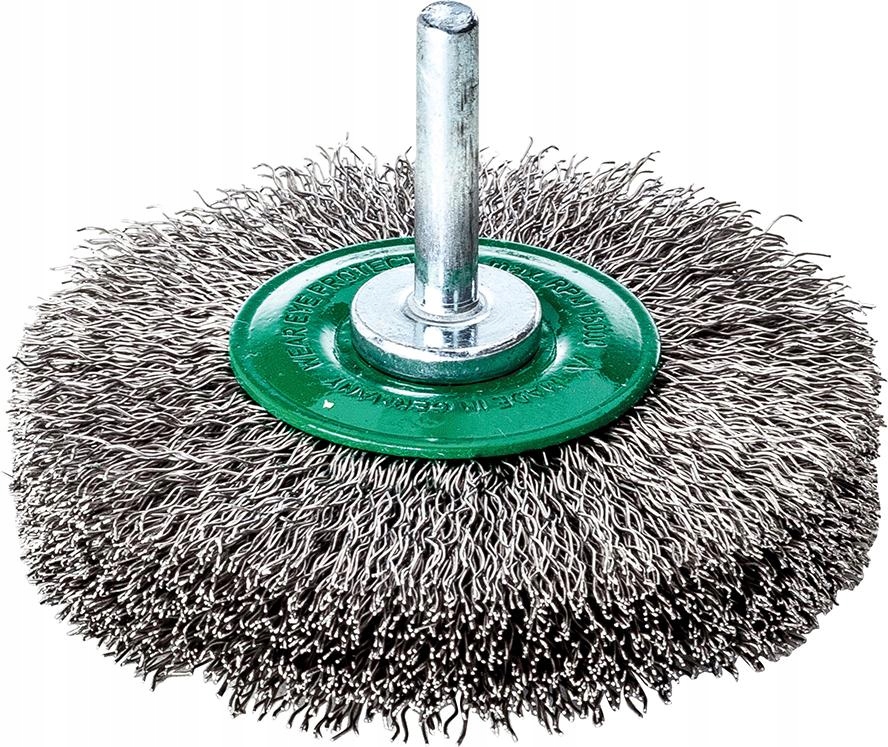 Kotoučový kartáč, vlnitý drát V4A s úchytem 70x10x0,3 mm Lessmann