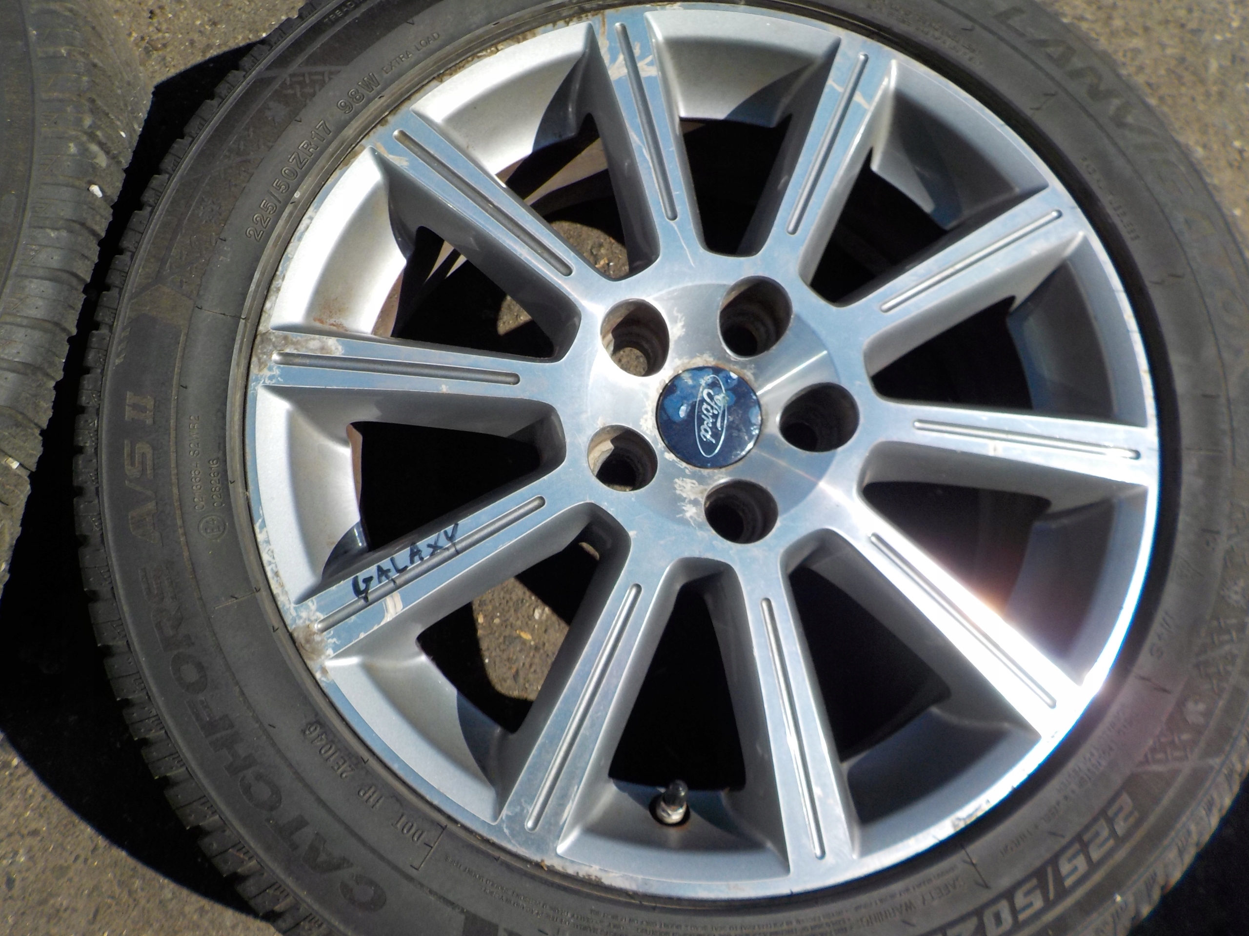 discs aluminium 17'' ford galaxy mk2 2008r 8M2J-1007-AA
