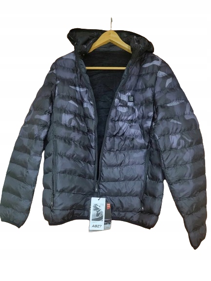 Pikowana kurtka chłopięca podgrzewana USB Marka bez marki