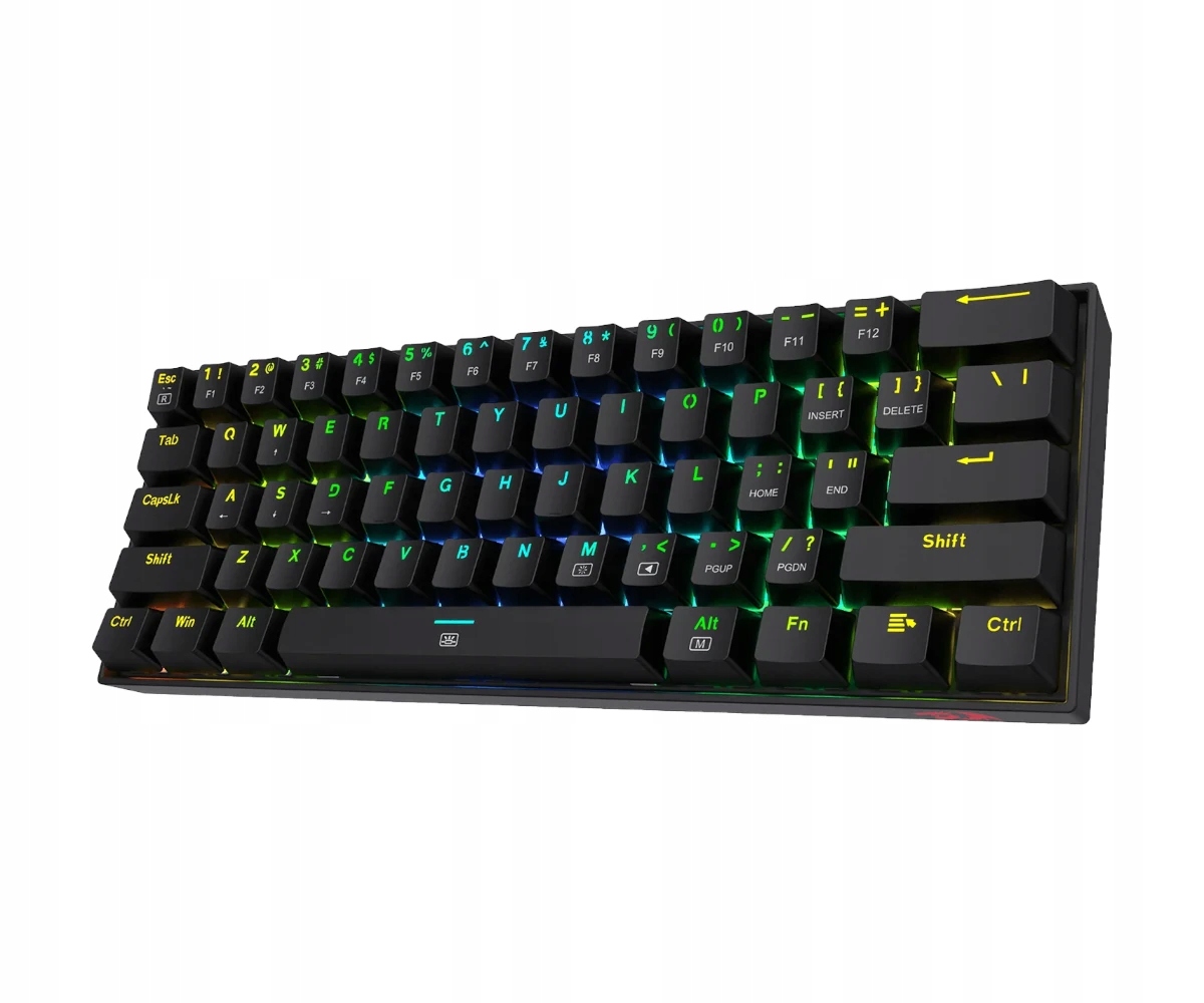 Klawiatura mechaniczna Redragon DragonBorn K630 Red Rgb Usb 1,5m Czarna