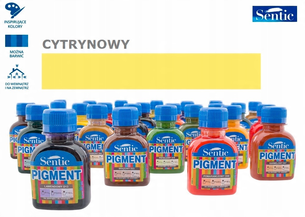 

Pigment Do Farb Emalii Emulsji 80 ml Cytrynowy
