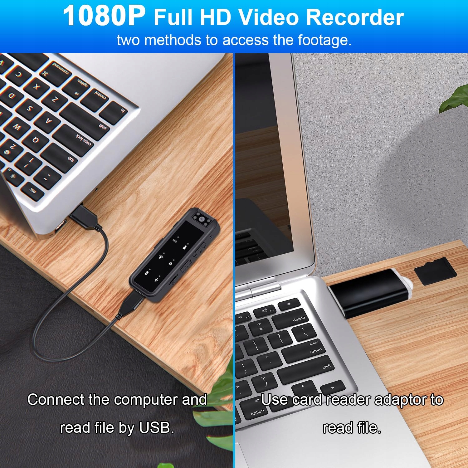 MRING 1080P 64GB Mini Kamera z Audio, Wideo i Nocnym Widzeniem — miniatura 5
