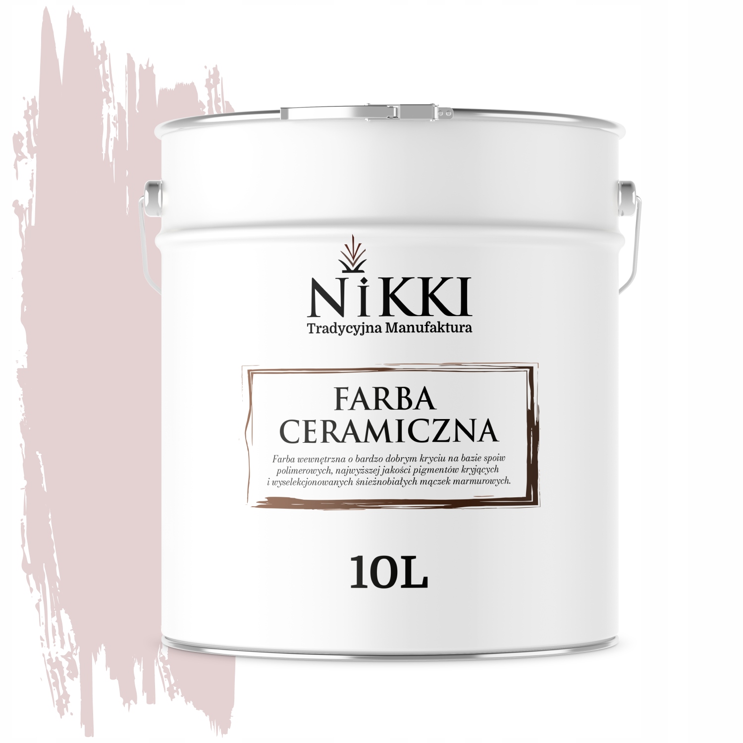 Keramická Stropná Farba Púdrová Ružová Svetlá H3266 Hlboká Matná 10 L