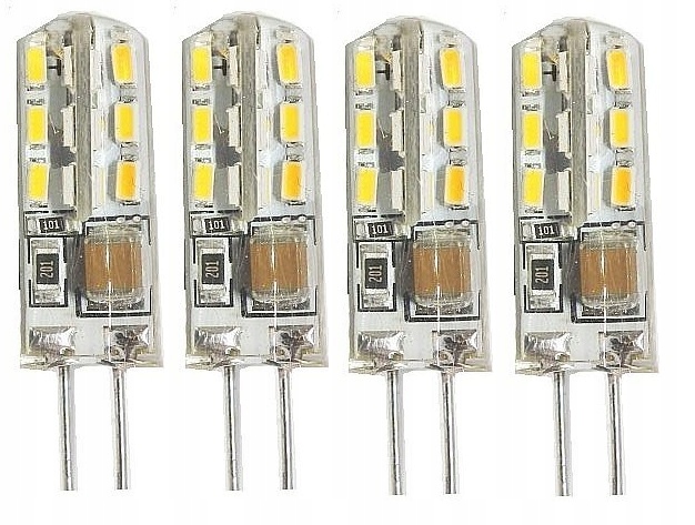 ŻARÓWKA LED G4 3W 230V silikon 24led