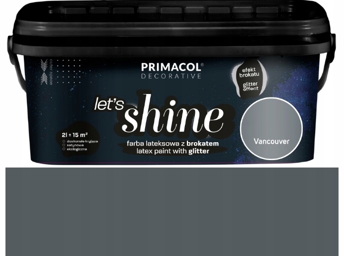 Primacol Decorative Let`s Shine Farba Z Brokatem Dekoracyjna Vancouver 2L