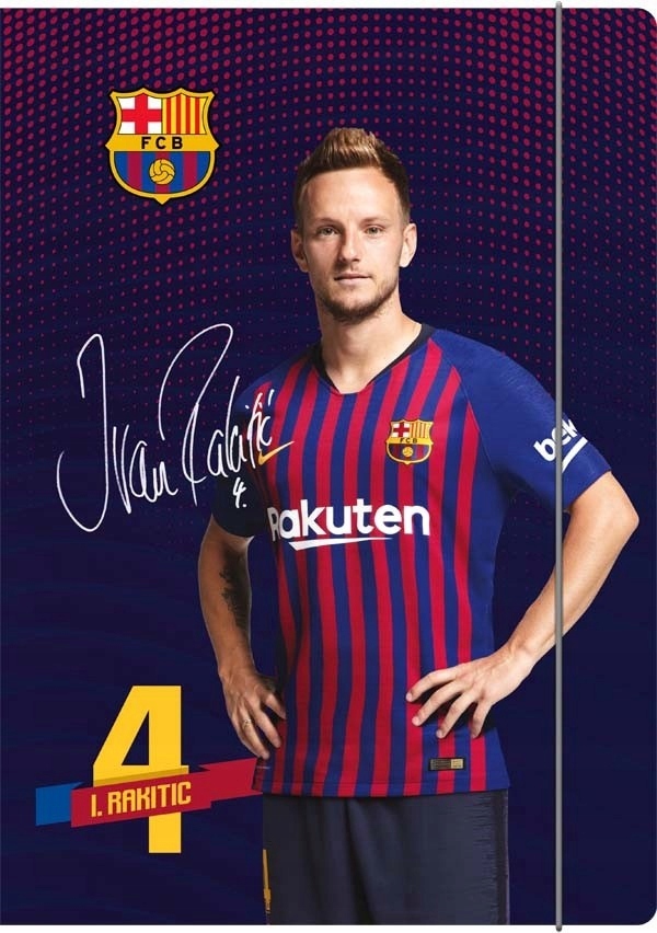 Teczka z gumką A4 FC Barcelona