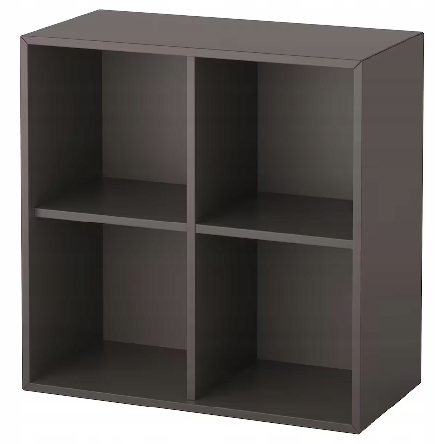 Ikea Eket Nástěnný regál se 4 přihrádkami, šedý, 70x35x70