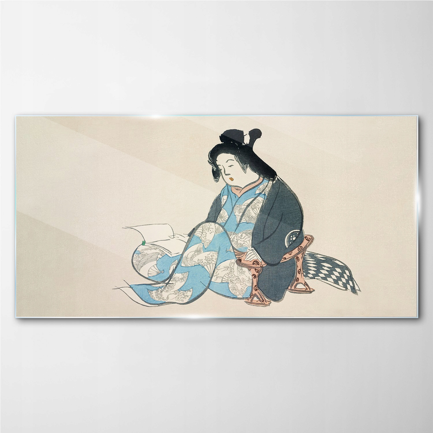

Fotoobraz szklany na ścianę Kobiety kimono 100x50