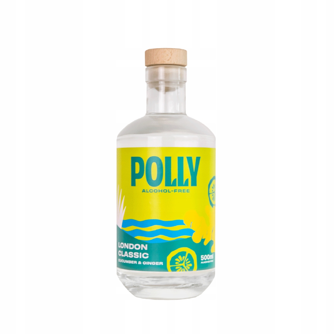 Levně Polly London Classic: Cucumber & Ginger (500 ml) – nealkoholický gin