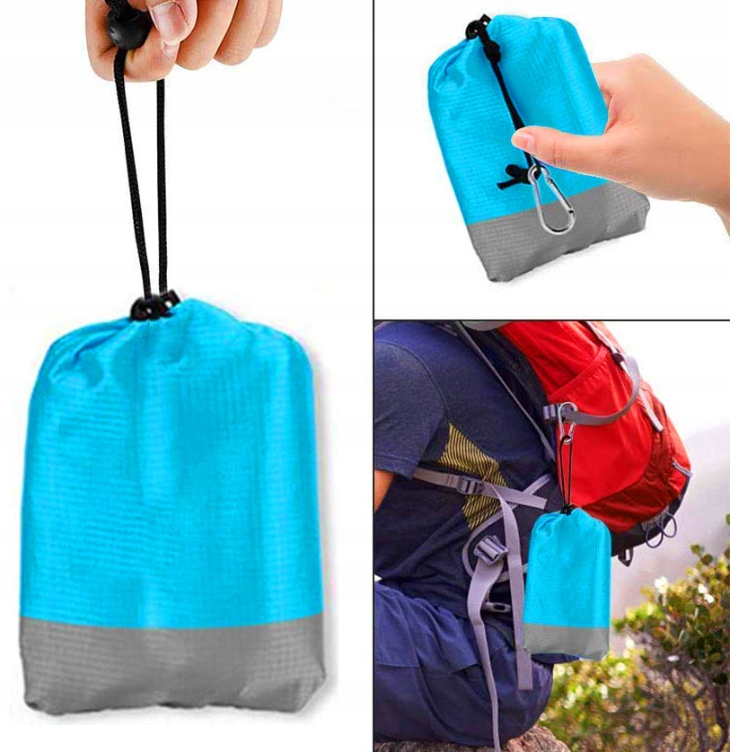 KOC PLAŻOWY PIKNIKOWY 200x210cm MATA PLAŻOWA NA PLAŻĘ BIWAK DUŻY Szerokość produktu 210 cm