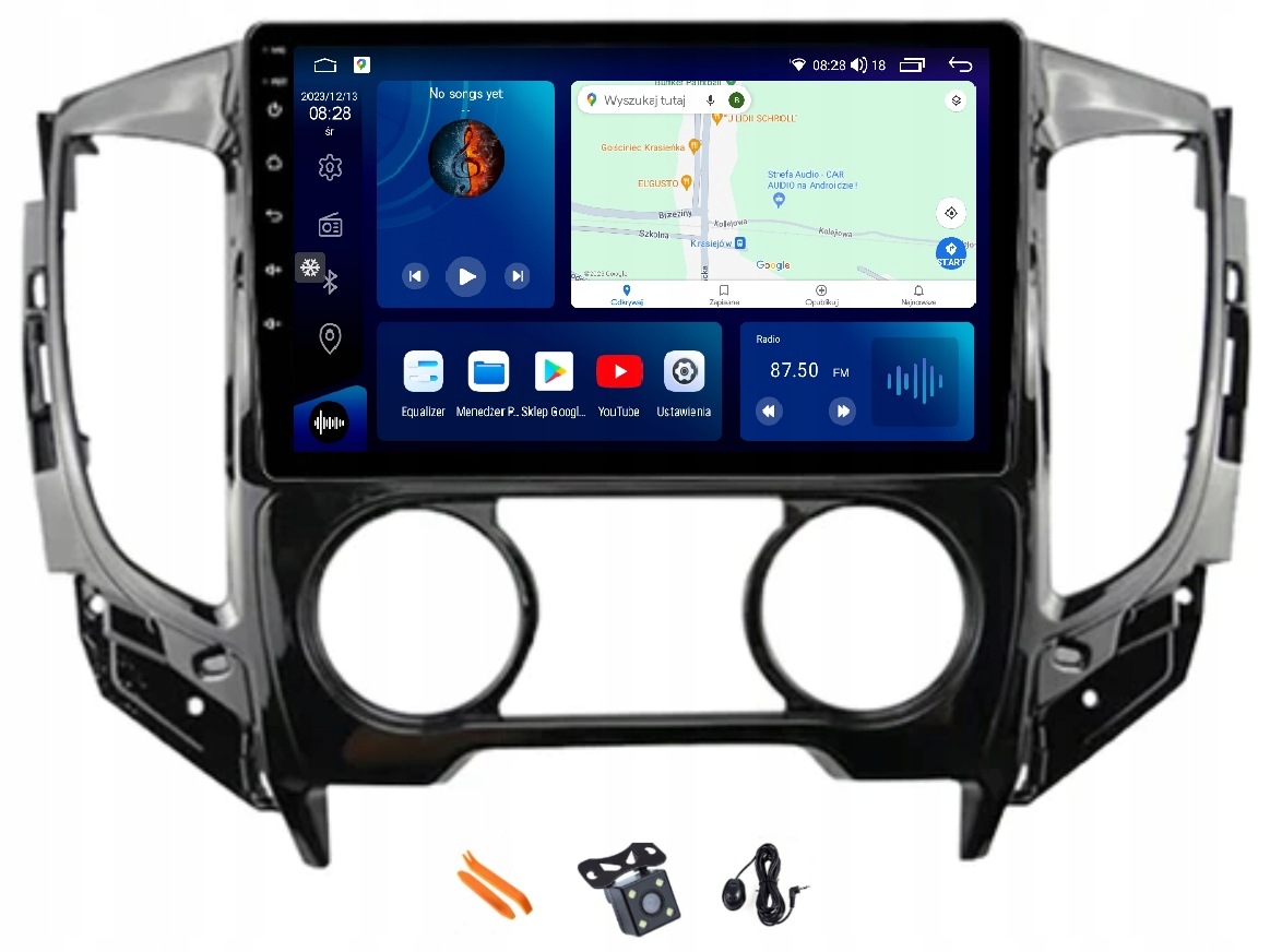 Radio Android Navigace Fiat Fullback 1 15-19 4/64GB Lte 4G CarPlay Gps