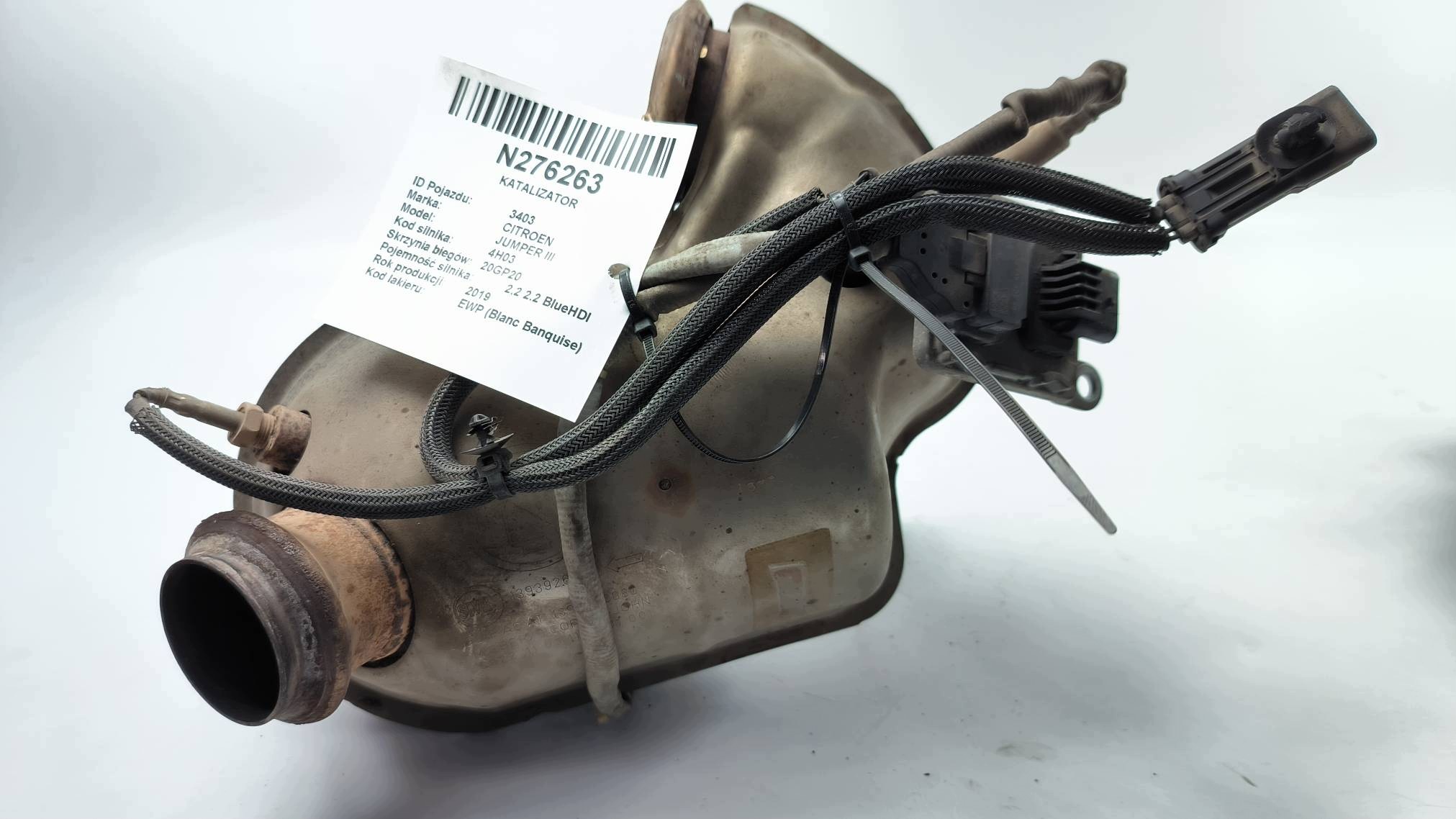 catalyst DPF 1393926080 CITROEN JUMPER III