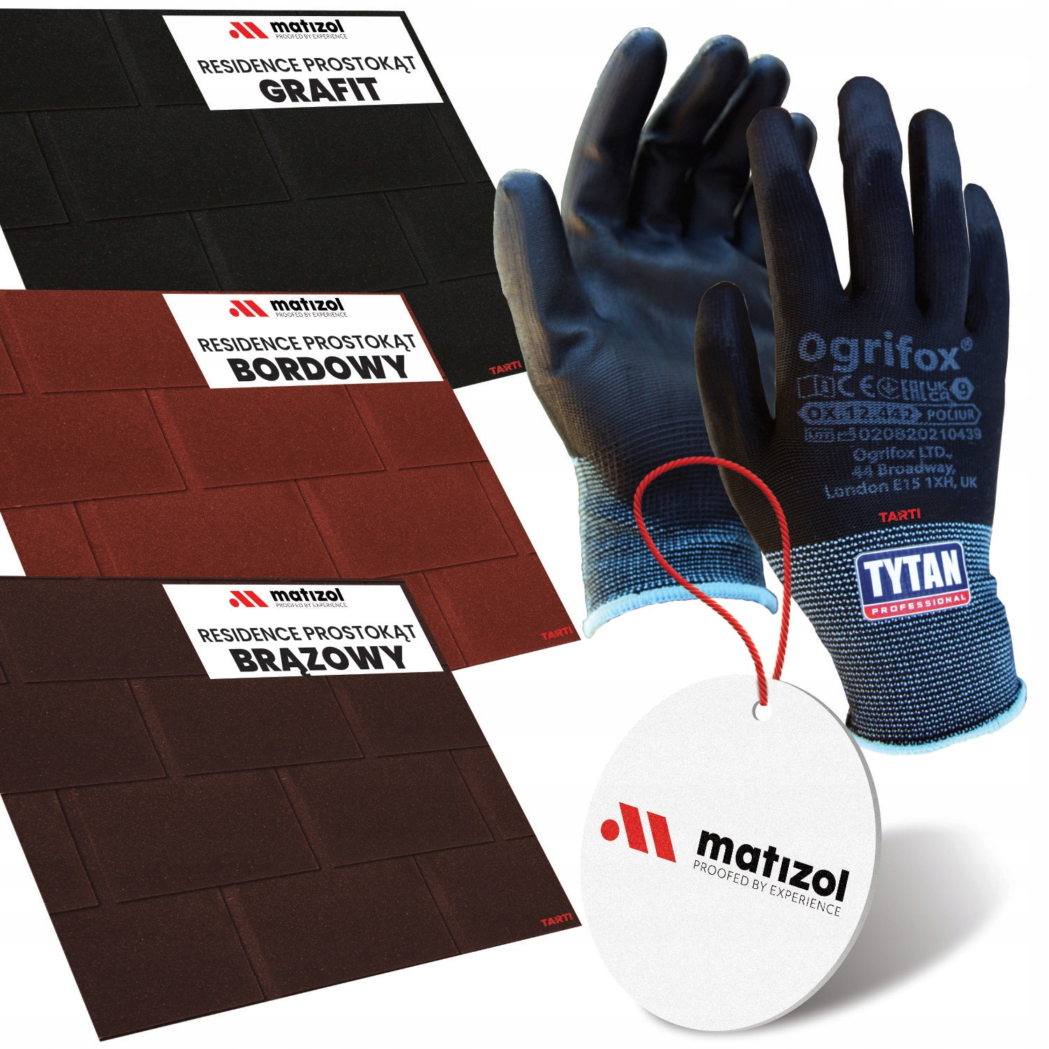 Gont PROTOKĄT bitumiczny KOLORY 3,2M2