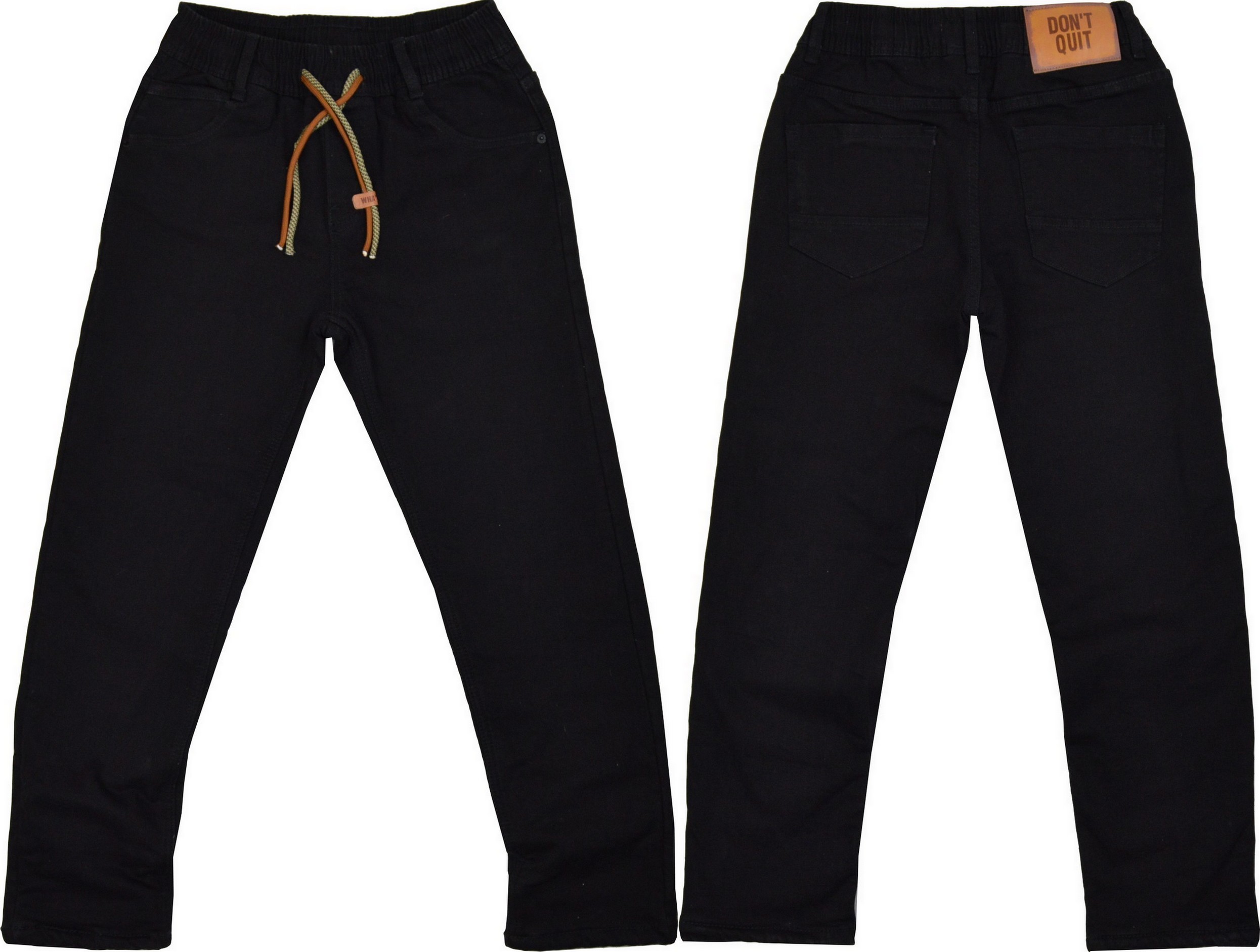 North Wind Ocieplane Spodnie Jeans z Gumką i Wiązaniem 170/176cm wzrostu