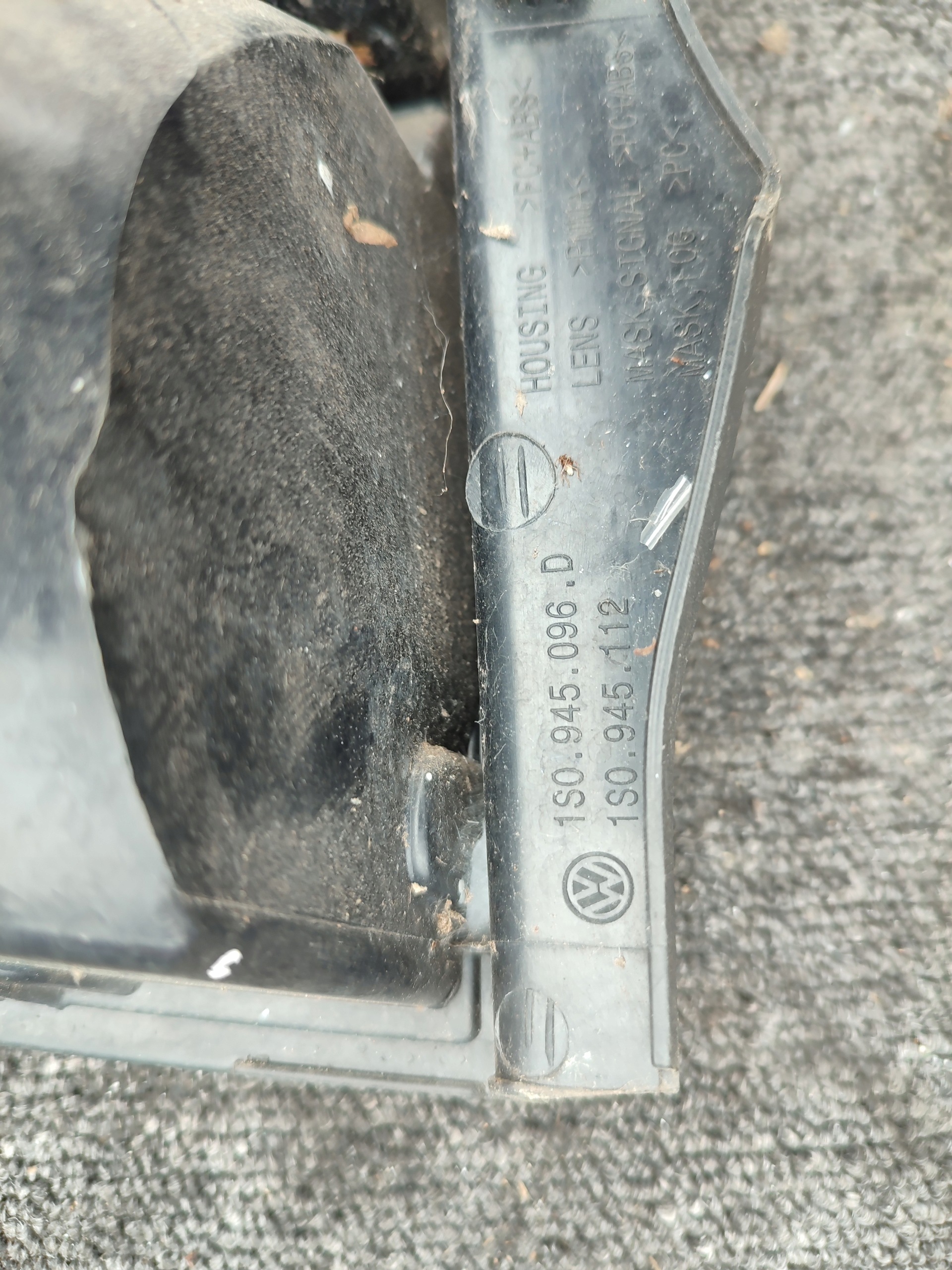 light right rear part right rear Volkswagen UP 1S0945096D 1S0945112
