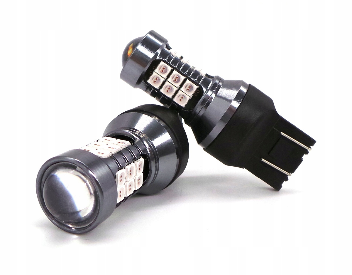 

żarówka Led W21/5W 7443 12V Canbus 1400lm czerwona