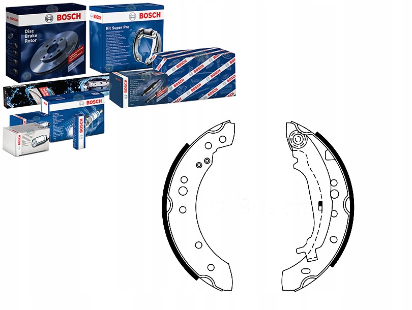 Sada Brzdových Čelistí Bosch 3013704772 S54521