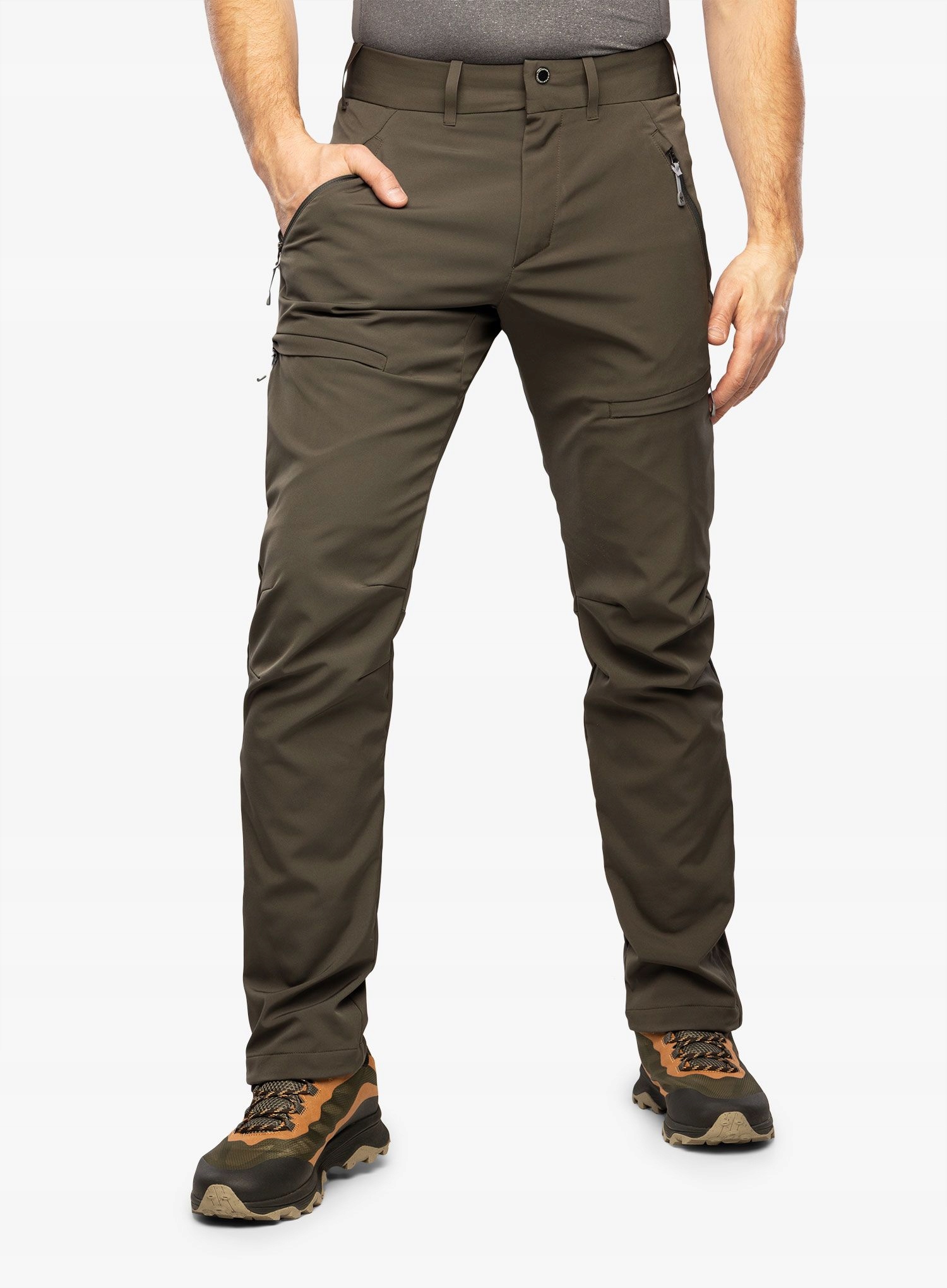 Pánské turistické kalhoty Houdini Motion Top Pants baremark green XXL