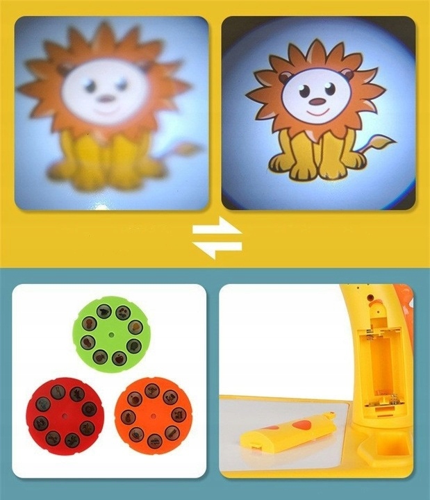 MAGICZNY STOLIK DO MALOWANIA Z TABLICĄ PROJEKTOR SLAJDY RZUTNIK DLA DZIECI Materiał plastik