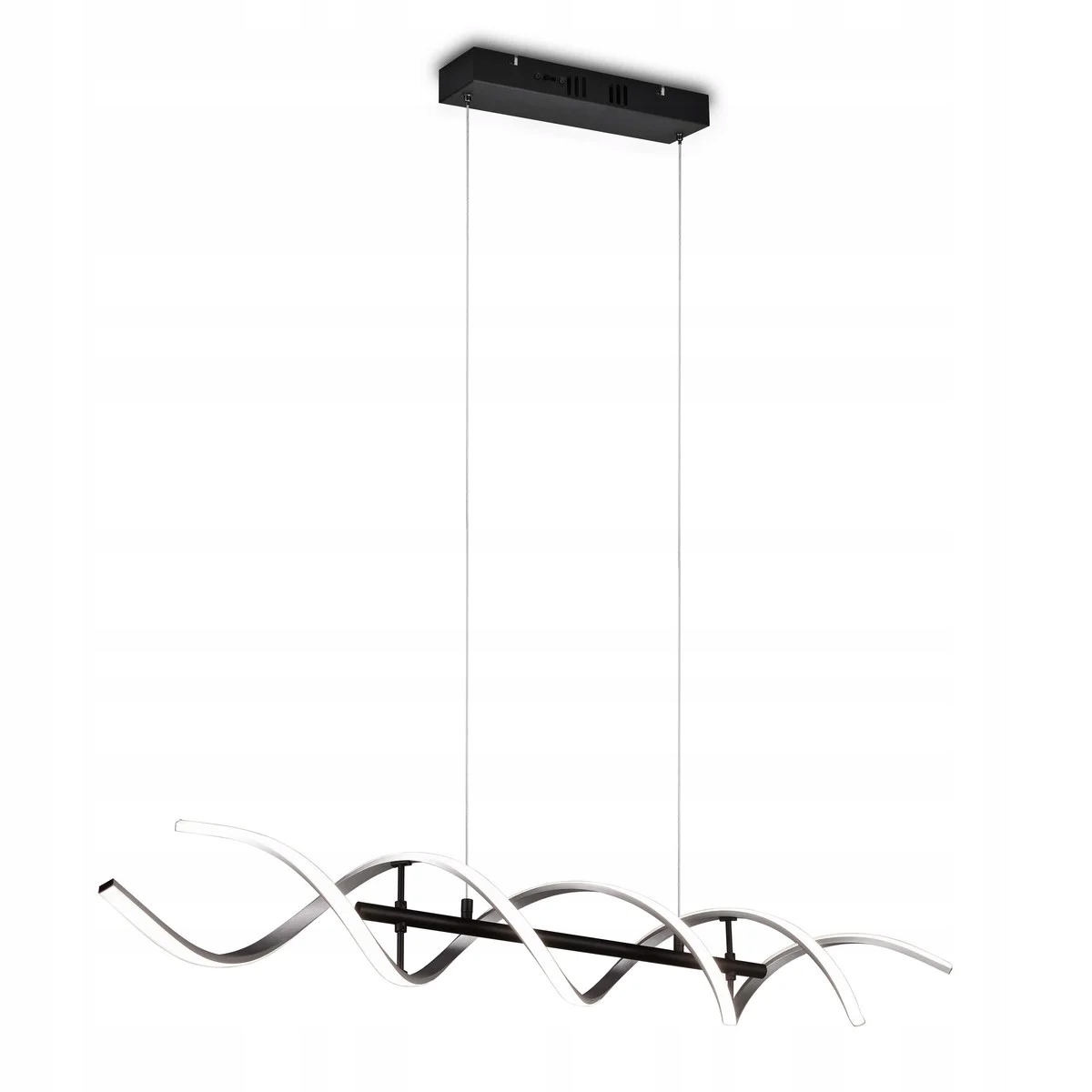 Závěsné svítidlo nad stůl spirála stříbrné Trio