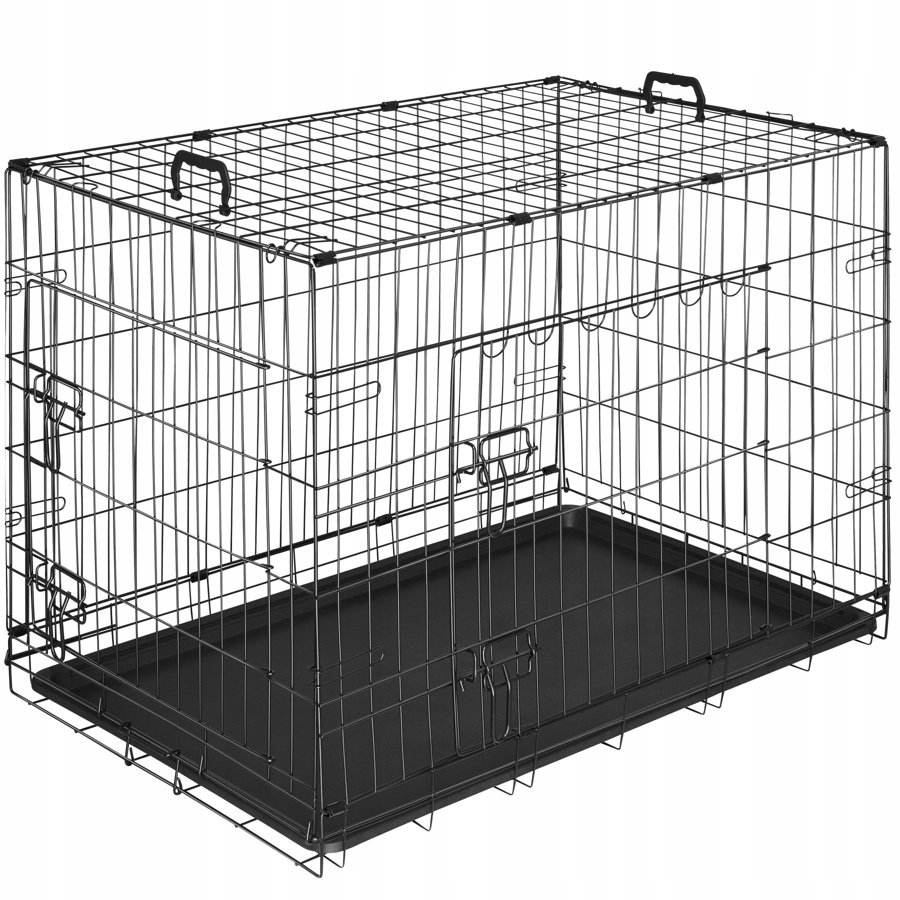 Skládací klec pro psy Luna,skládací, se 2 dveřmi