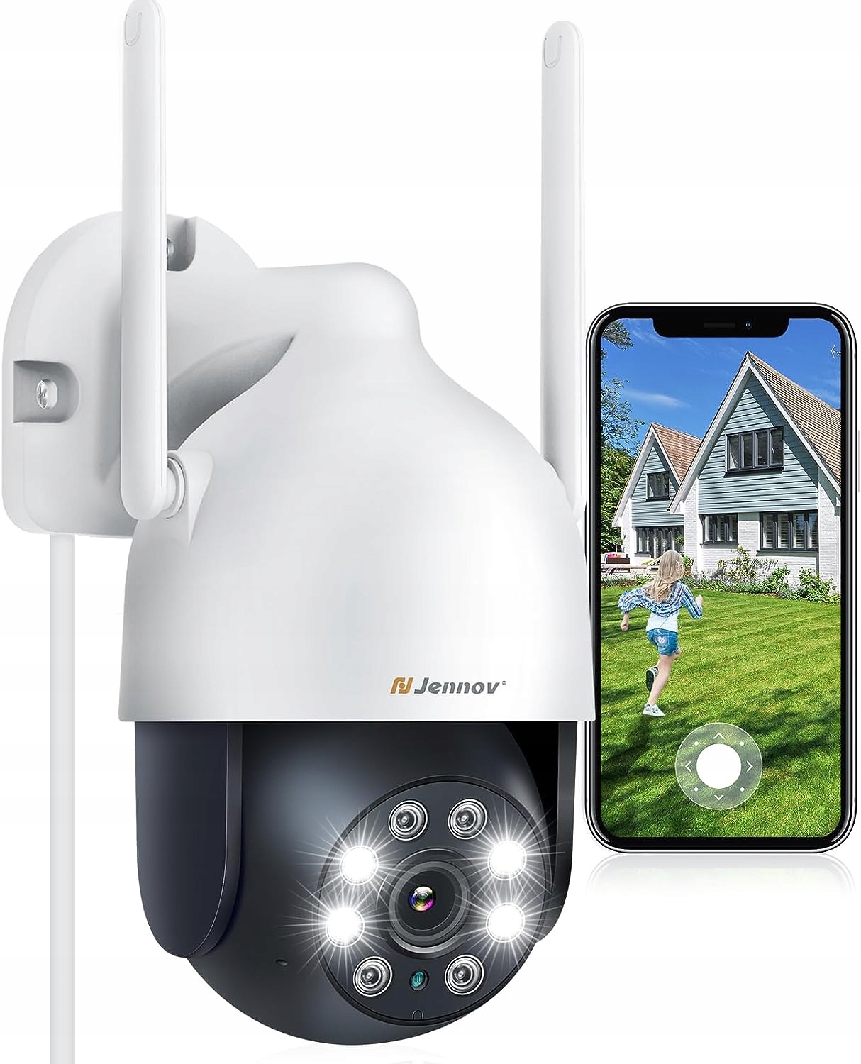 KAMERA WIFI IP SMART ZEWNĘTRZNA OBROTOWA FULL HD 2MP 1080p ZOOM 4x DETEKCJA