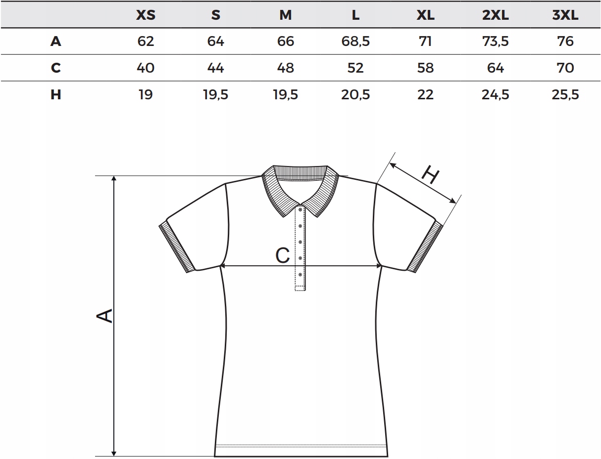 MALFINI PIQUE 210 DAMSKA koszulka polo bluzka DOPASOWANY KRÓJ XL Wzór dominujący bez wzoru