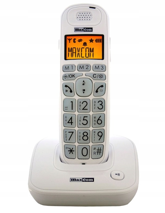 

Bezprzewodowy Telefon Stacjonarny Seniora Maxcom