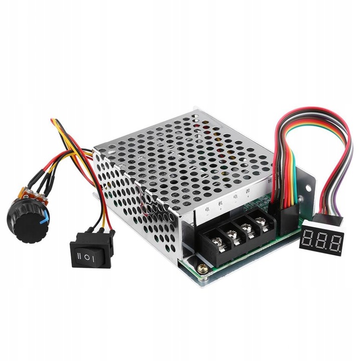 

Regulator Mocy Silnika Led 12V 24V 50V 40A Pwm DC