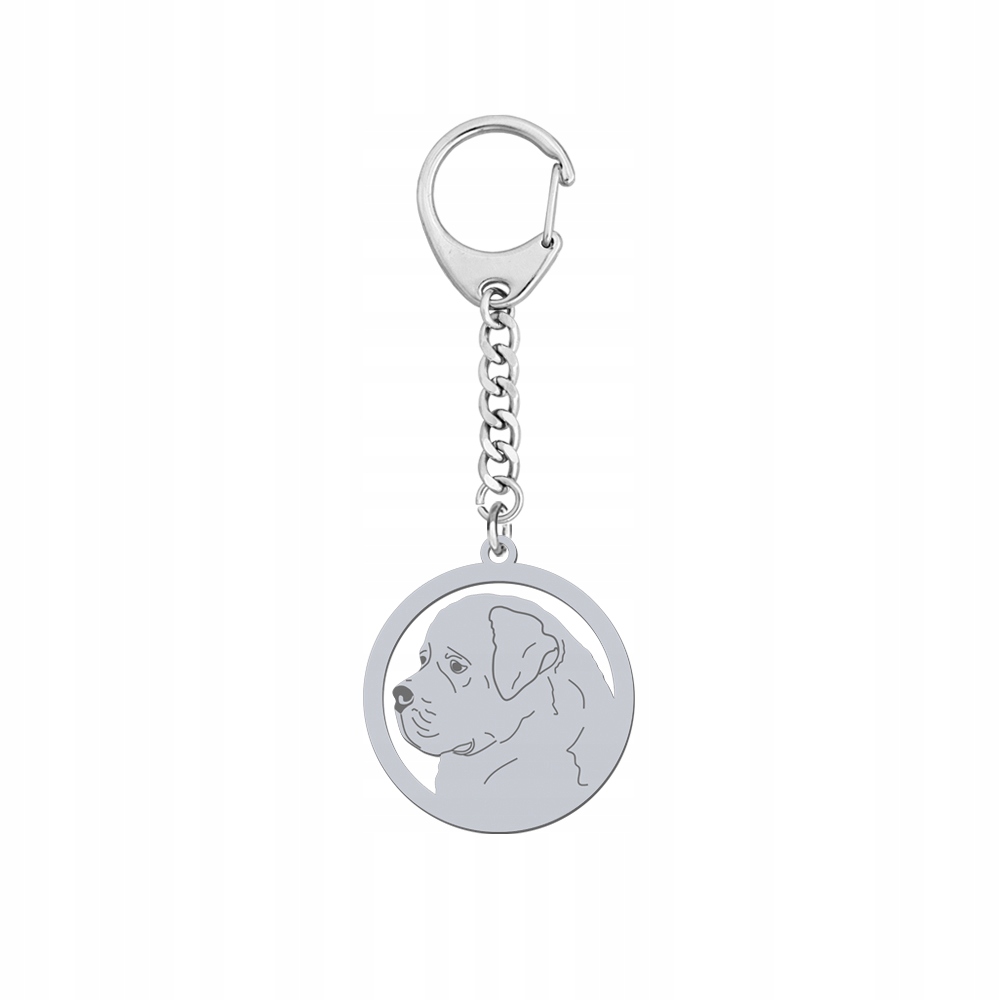 Přívěsek Na Klíče na klíče se psem Novofundland 925 Dárek Gravírování Bonus