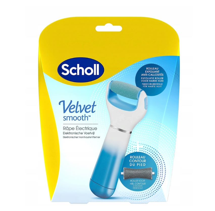 Scholl Velvet Smooth Express Pedi elektryczny pilnik do stóp niebieski