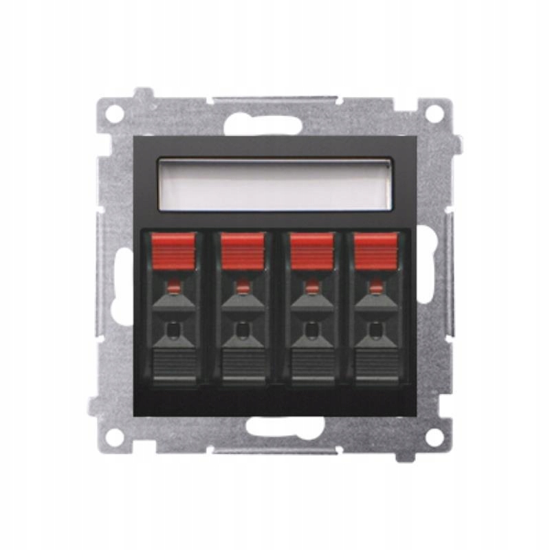 

Simon 54 Premium czarny mat gniazdo głośnikowe x4