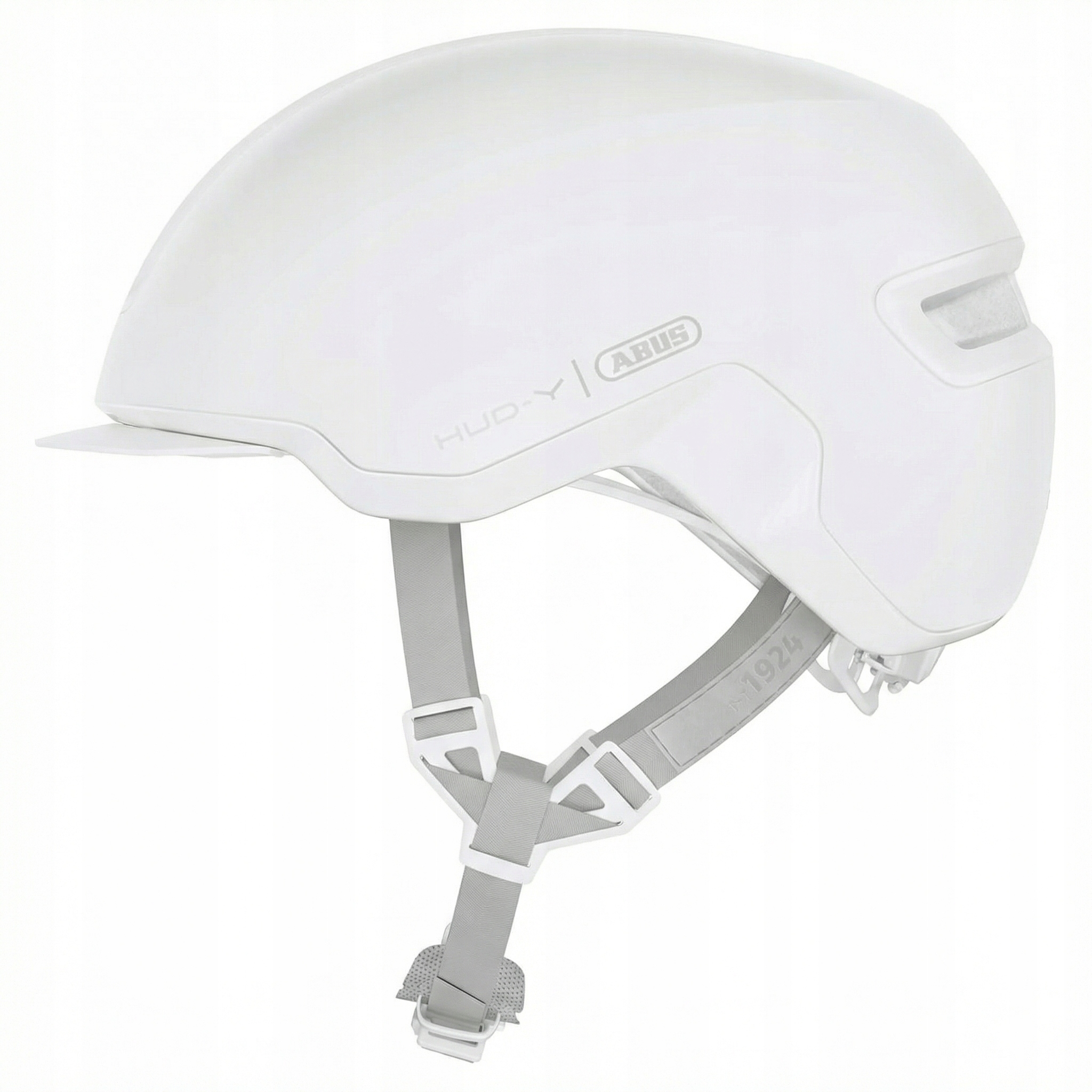 Cyklistická přilba Abus Hud-y pure white M 54-58 cm městská, větraná, bez Led