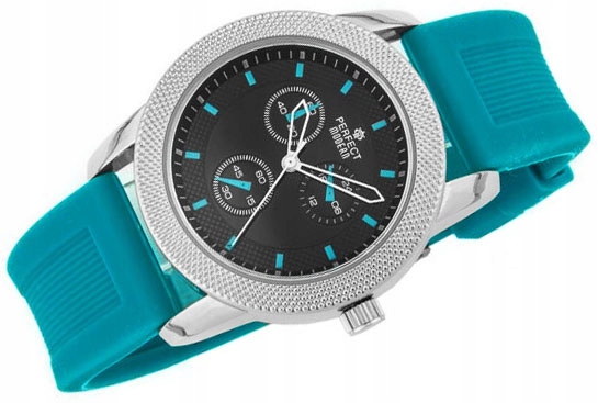 PERFECT Damski Zegarek Analogowy Wytrzymaly Pasek