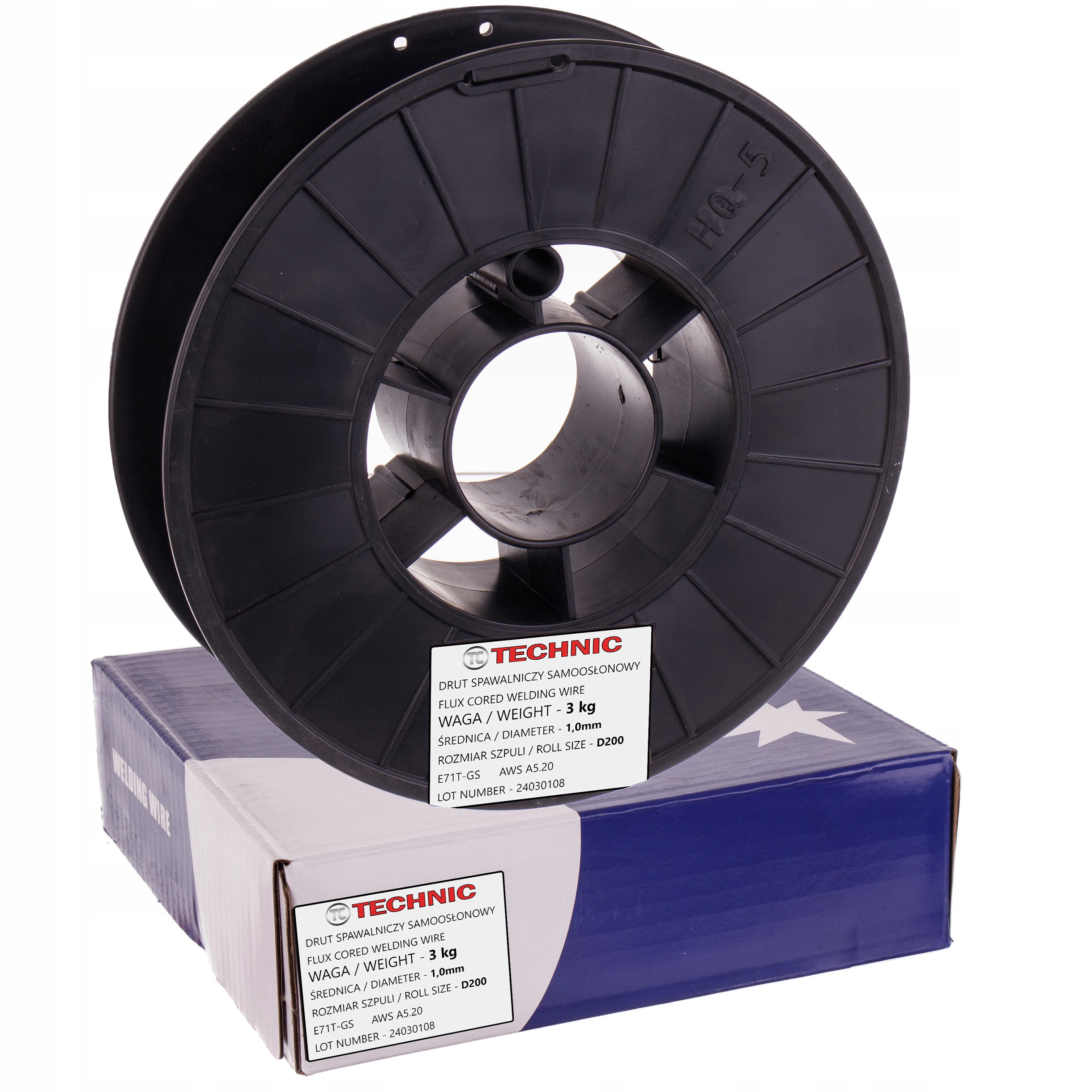 Drut Spawalniczy Samoosłonowy Mig Mag 1,0MM 3KG Do Spawania Stali