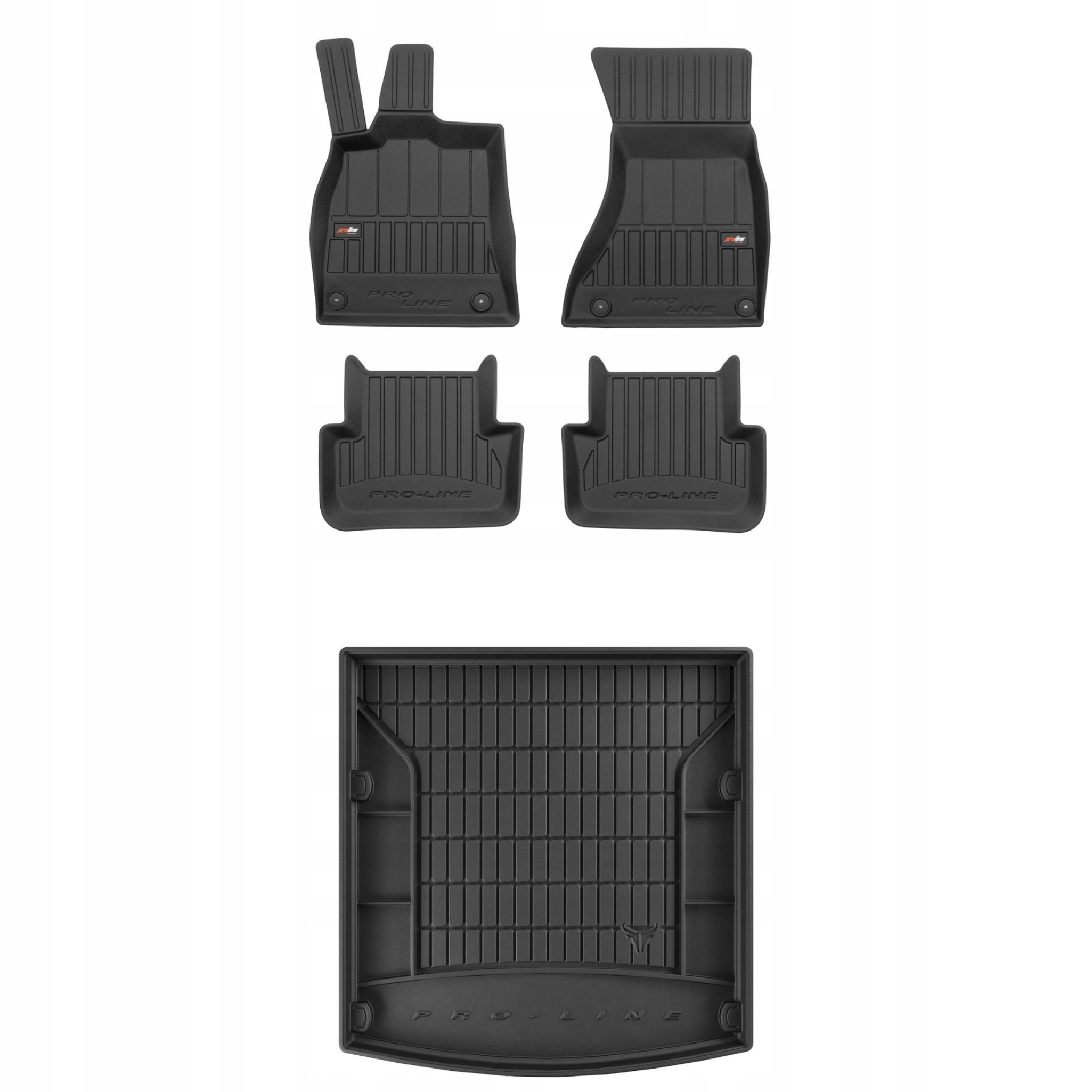 Sada gumových koberců a rohoží pro Audi A4 B8 07-15