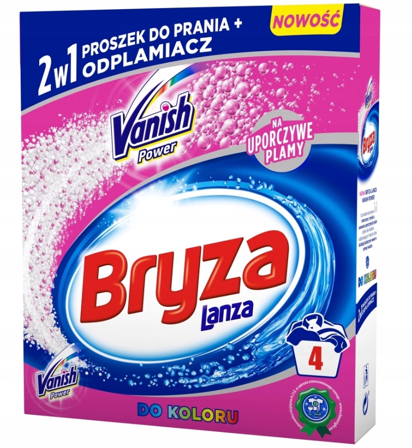 

Proszek Bryza Ec 300g kolor z vanish 4 prania