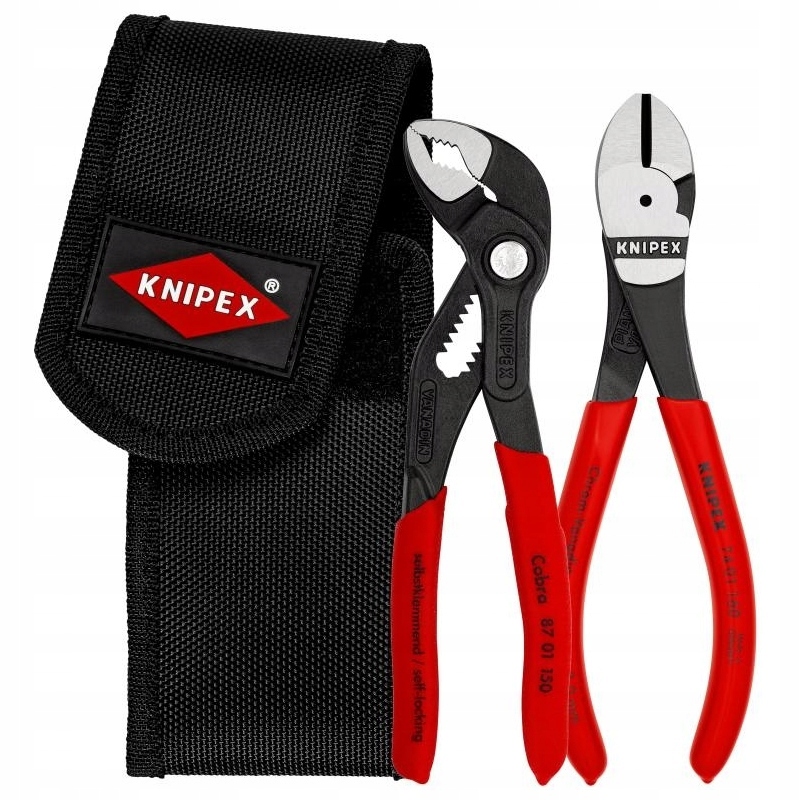 KNIPEX 2 szt szczypce cobra mini etui 002072 V02
