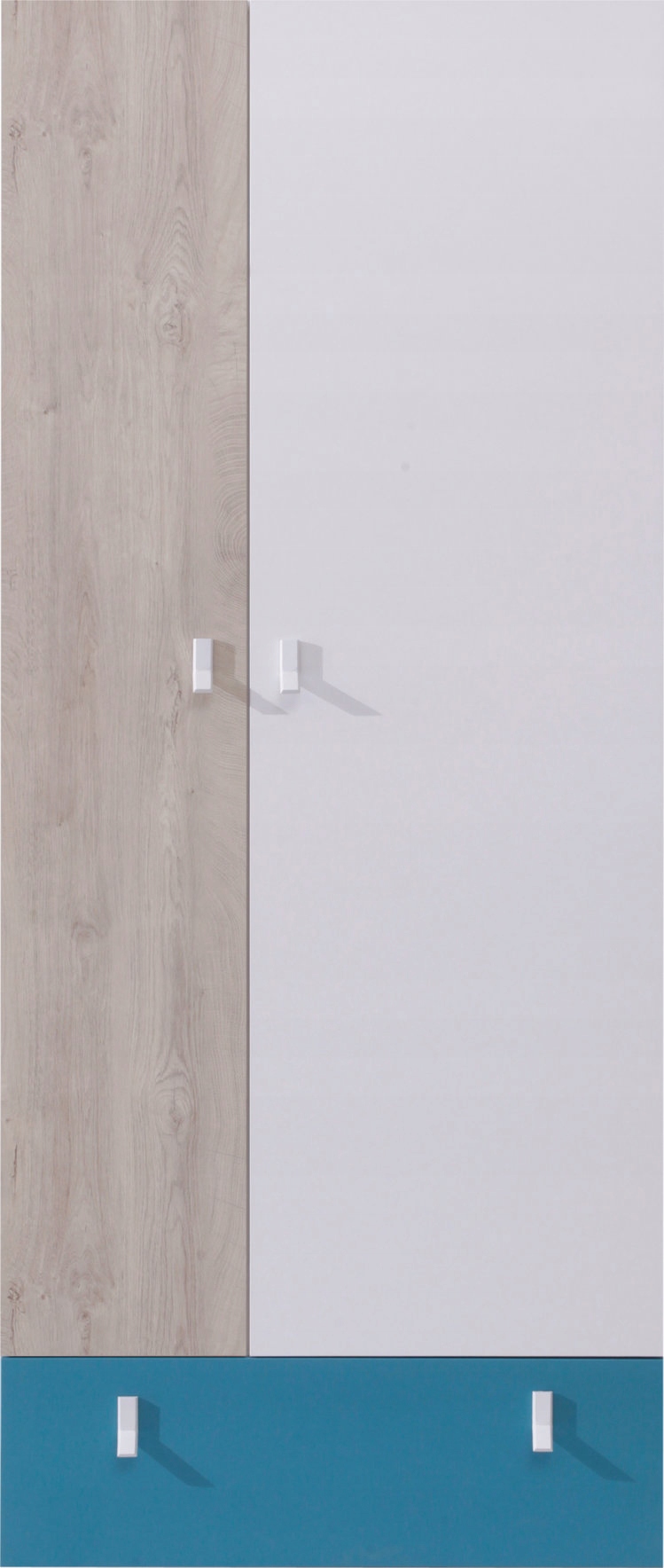 Skříň 80 cm Výklopné dveře Bílá