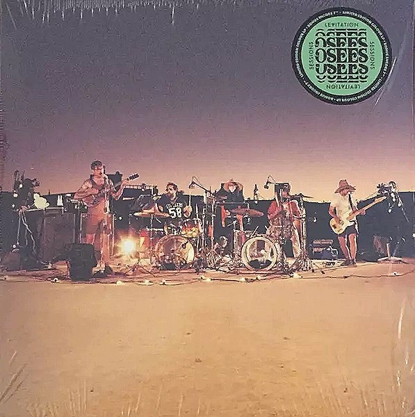Lp/sp Thee Oh Sees: Levitation Sessions Green & Black Swirl Milky Clear Vin