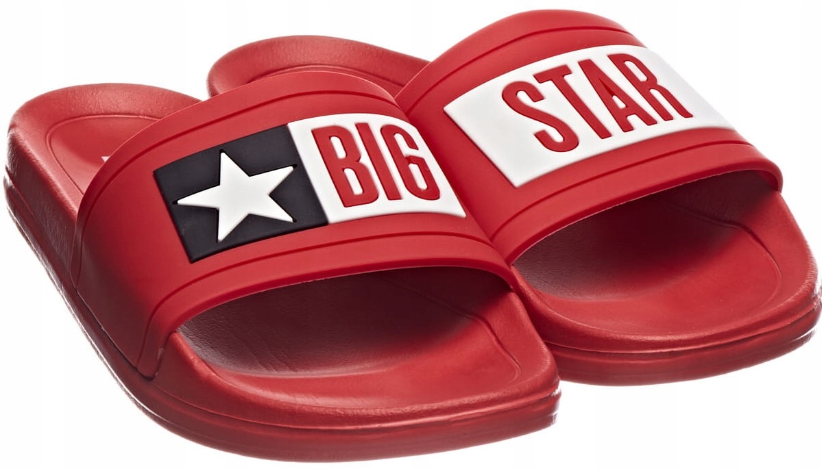 

Big Star Klapki Damskie Czerwone Basen Plaża R40