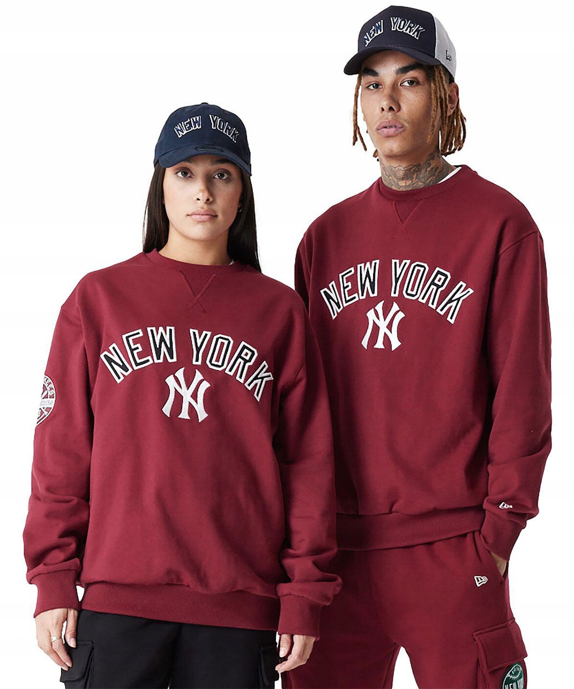 Bluza męska bez kaptura New Era ny New York yankees